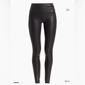 Spanx Faux Leather Leggings Size Medium